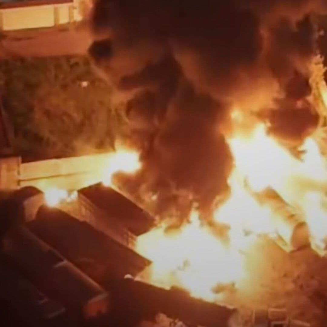 Así Fue el Incendio de Pipas de El Salto