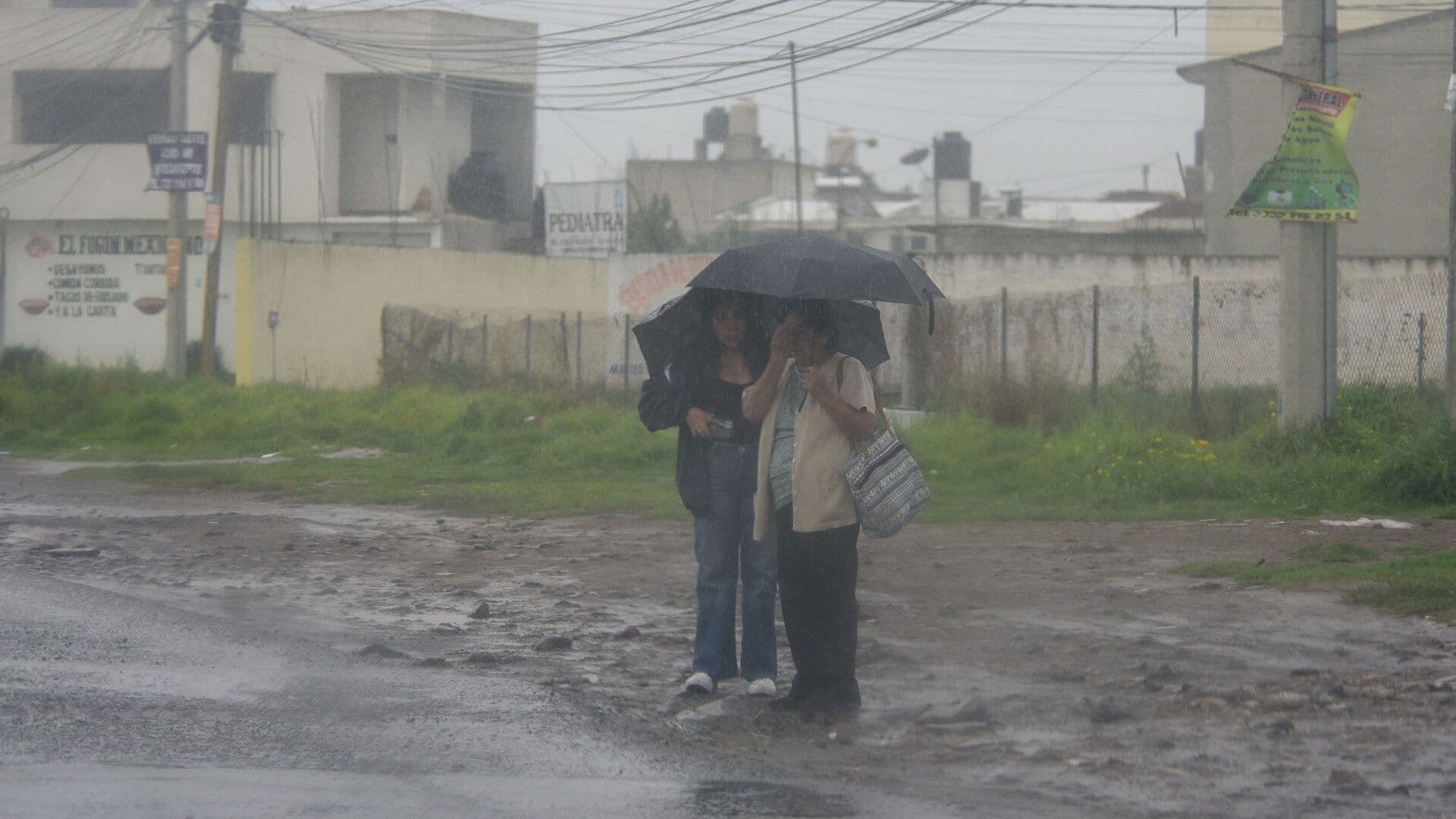 Fuertes Lluvias Azotan a Veracruz; Así se ven las Calles Inundadas y Dañadas por la Tormenta