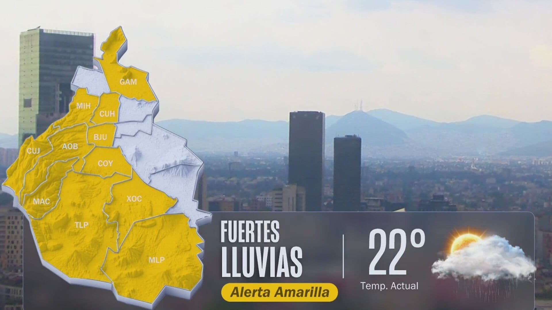 Lluvias en CDMX Hoy: ¿En Qué Alcaldías Hay Alerta Amarilla por Caída de Granizo?