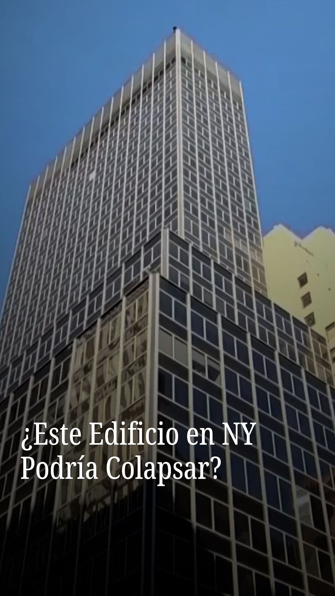 ¿Este edificio en NY podría colapsar?