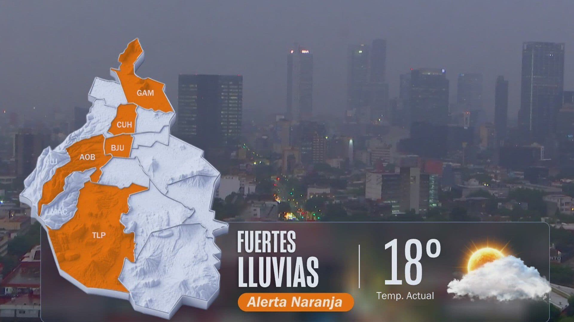 Activan Doble Alerta por Lluvias en CDMX; Estas son las Zonas
