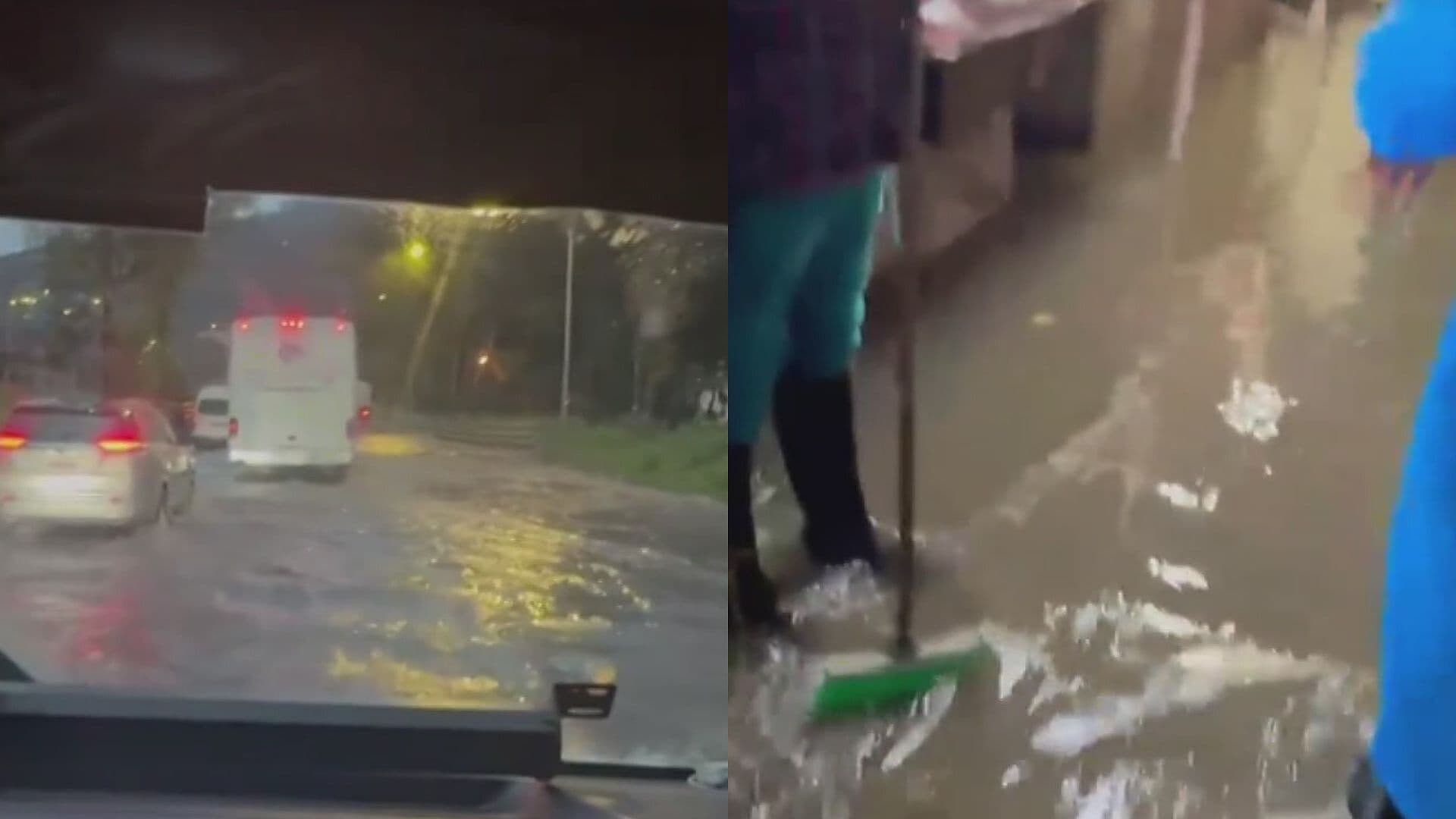 Lluvias Fuertes Inundan Indios Verdes; Colapsan Coladeras y Hay Caos Vial en la CDMX