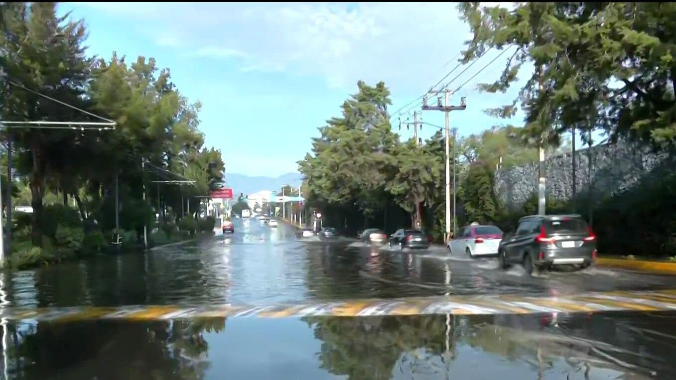 Hay Inundaciones en Avenida del Imán Hoy: Así Está el Punto Afectado Cerca de la UNAM