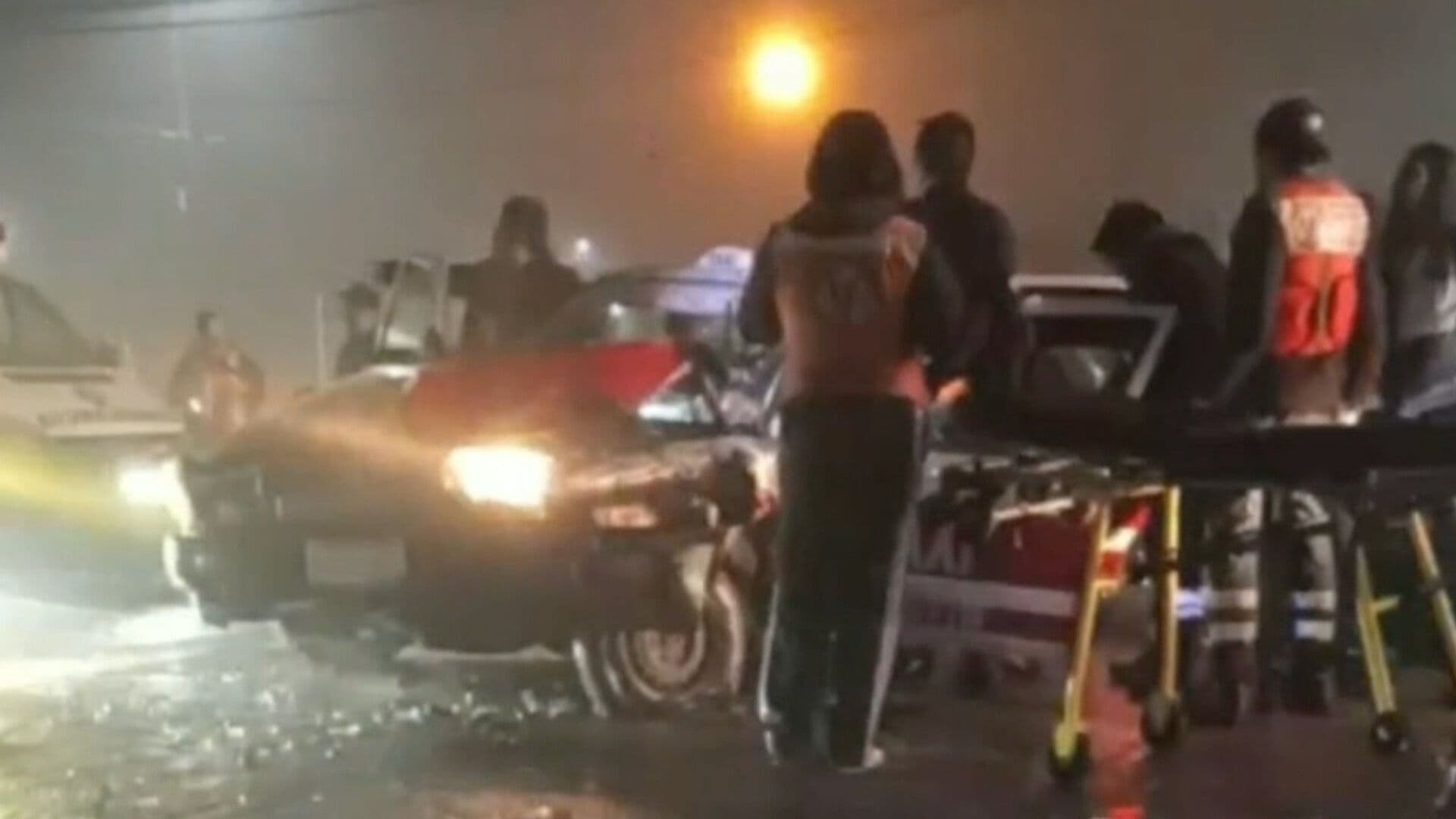 Tres Lesionados el Saldo de Fuerte Choque Automovilístico en Veracruz