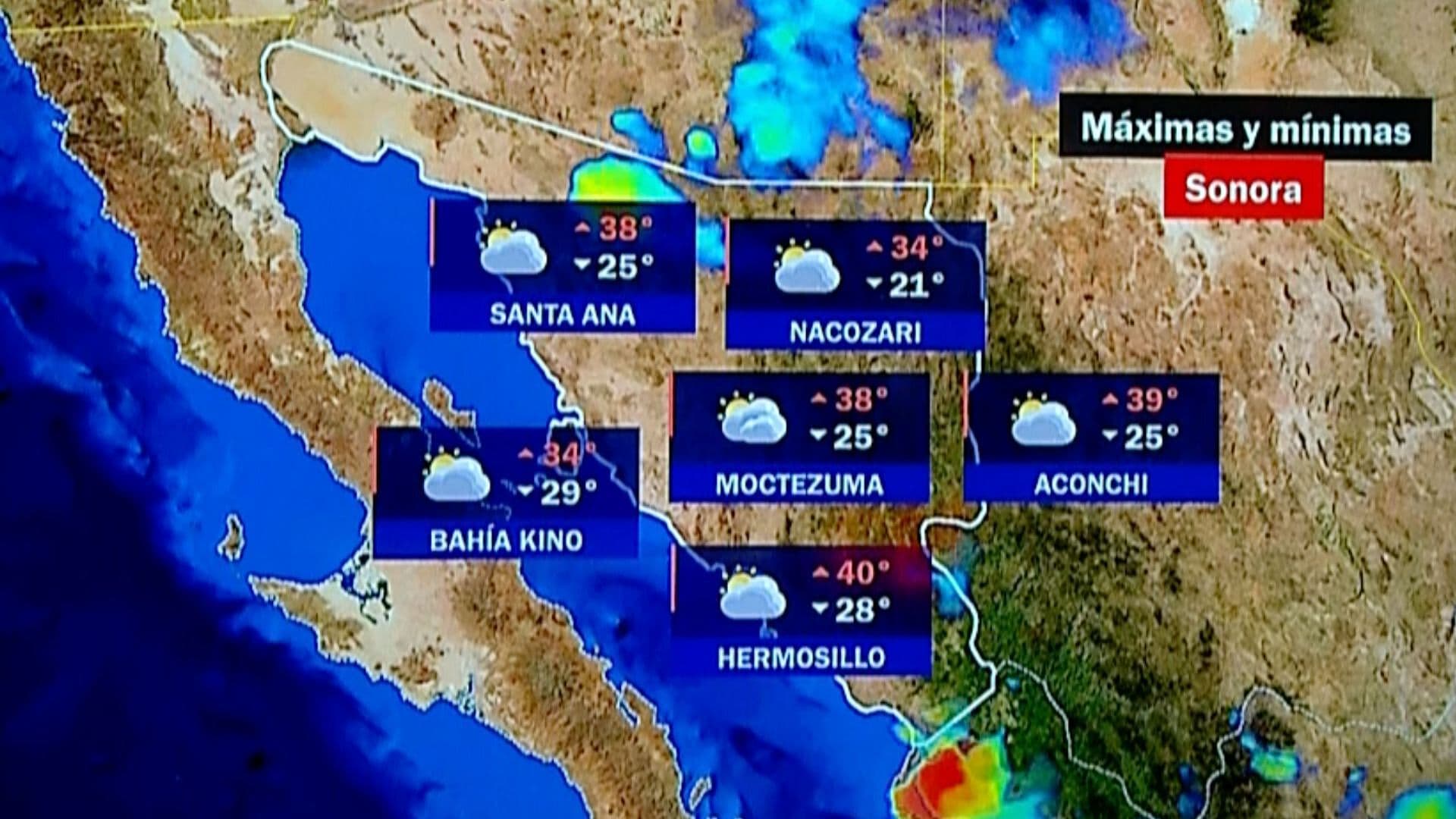 Clima en Sonora: Pronóstico de Hoy Jueves 9 de Julio del 2026