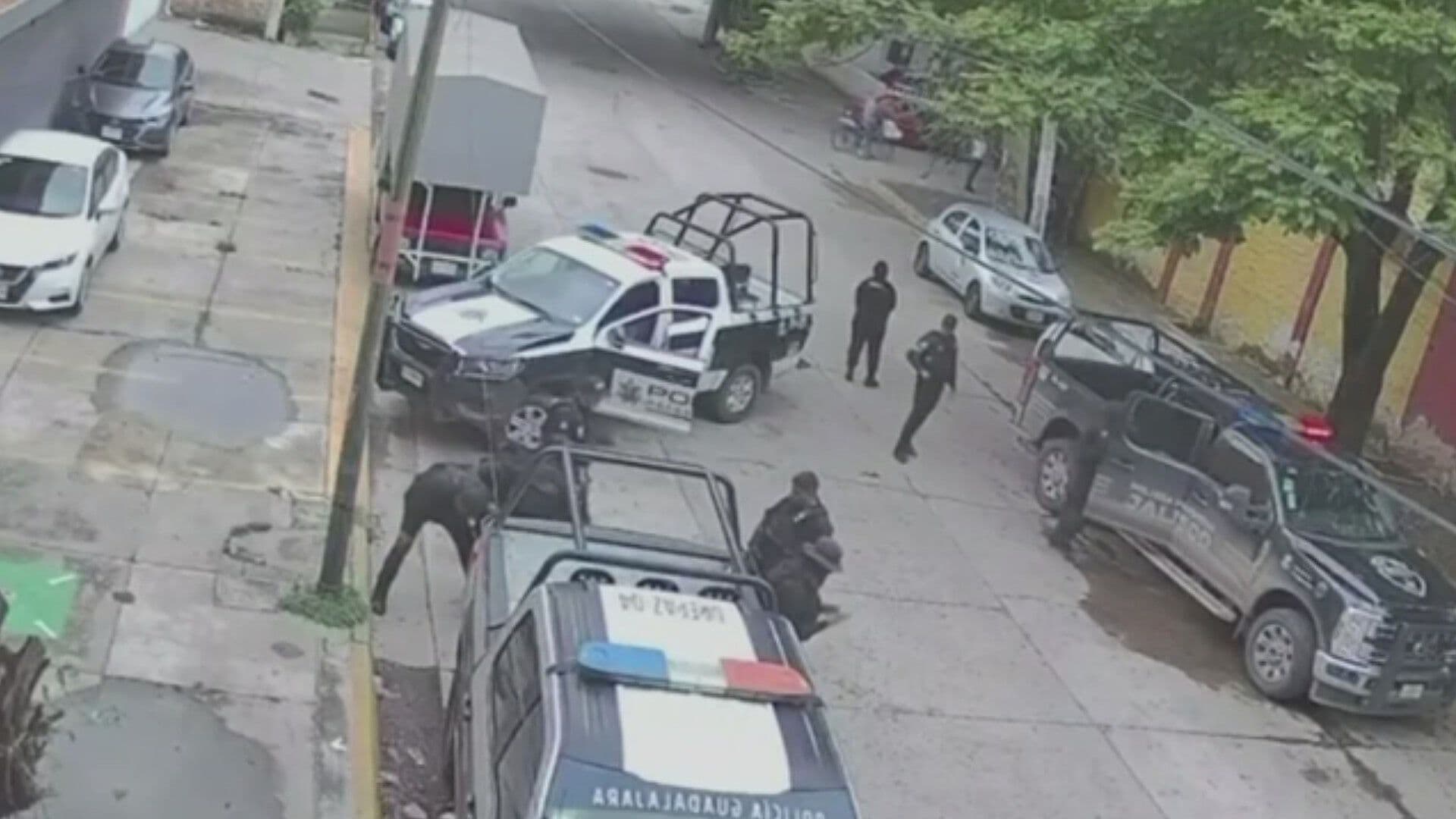 VIDEO | Captan Riña entre Policías y Personas en Situación de Calle en Guadalajara, Jalisco