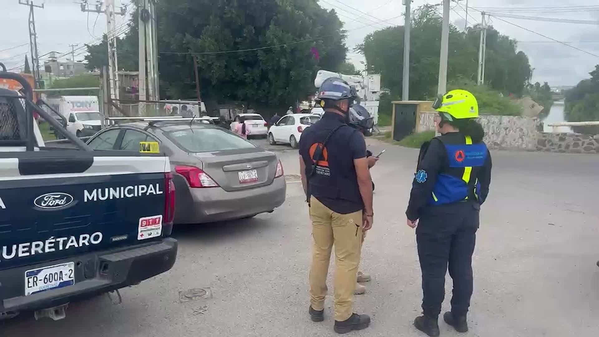 Trabajador de Telefonía Recibe una Descarga Eléctrica y Queda Inconsciente en Querétaro