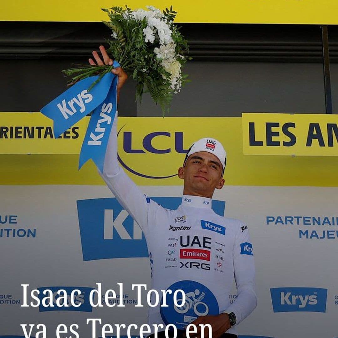Isaac del Toro Ya es Tercero en el Tour de Francia 2026