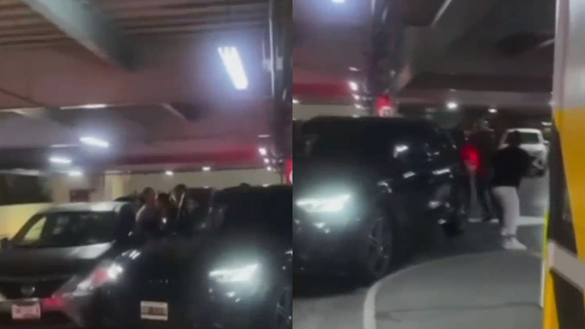 Riña Golpes Conductores Accidente Choque Vehículos Estacionamiento Plaza Angelópolis Puebla