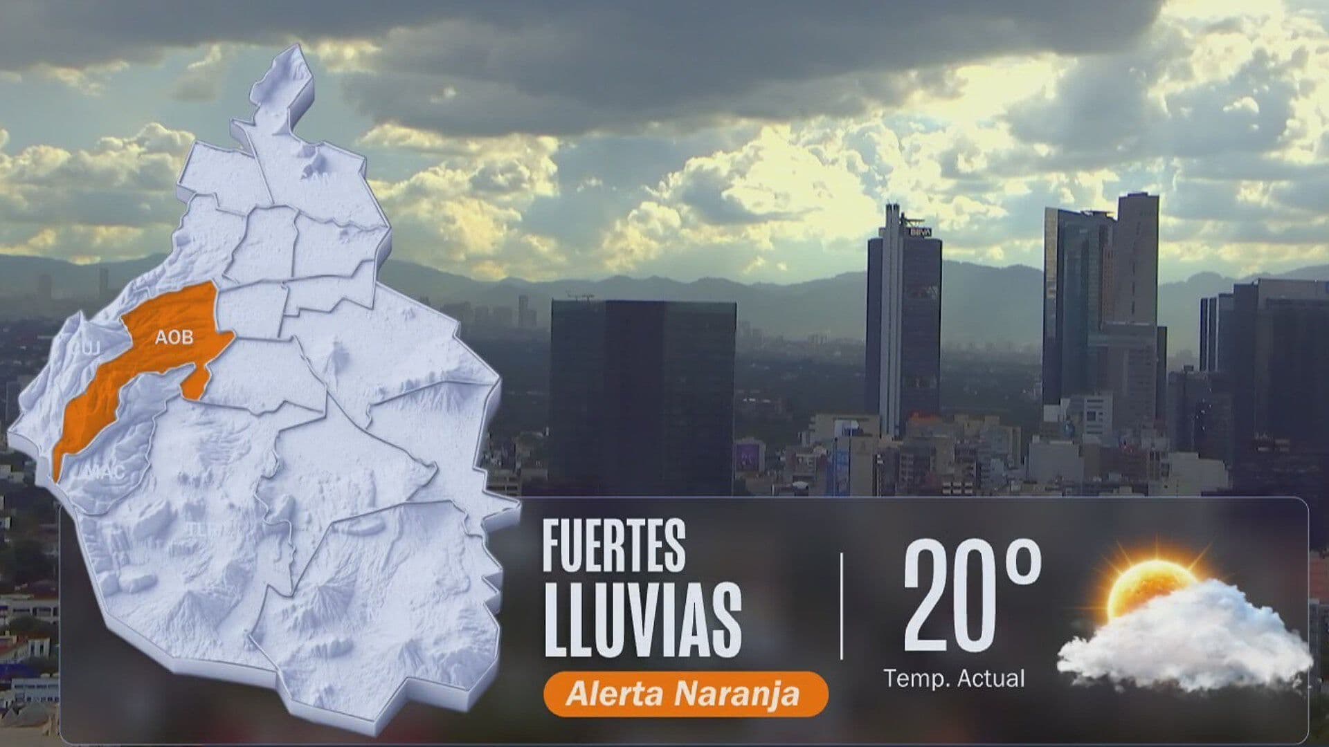 Activan Alerta Naranja por Fuertes Lluvias en Alcaldía Álvaro Obregón, CDMX