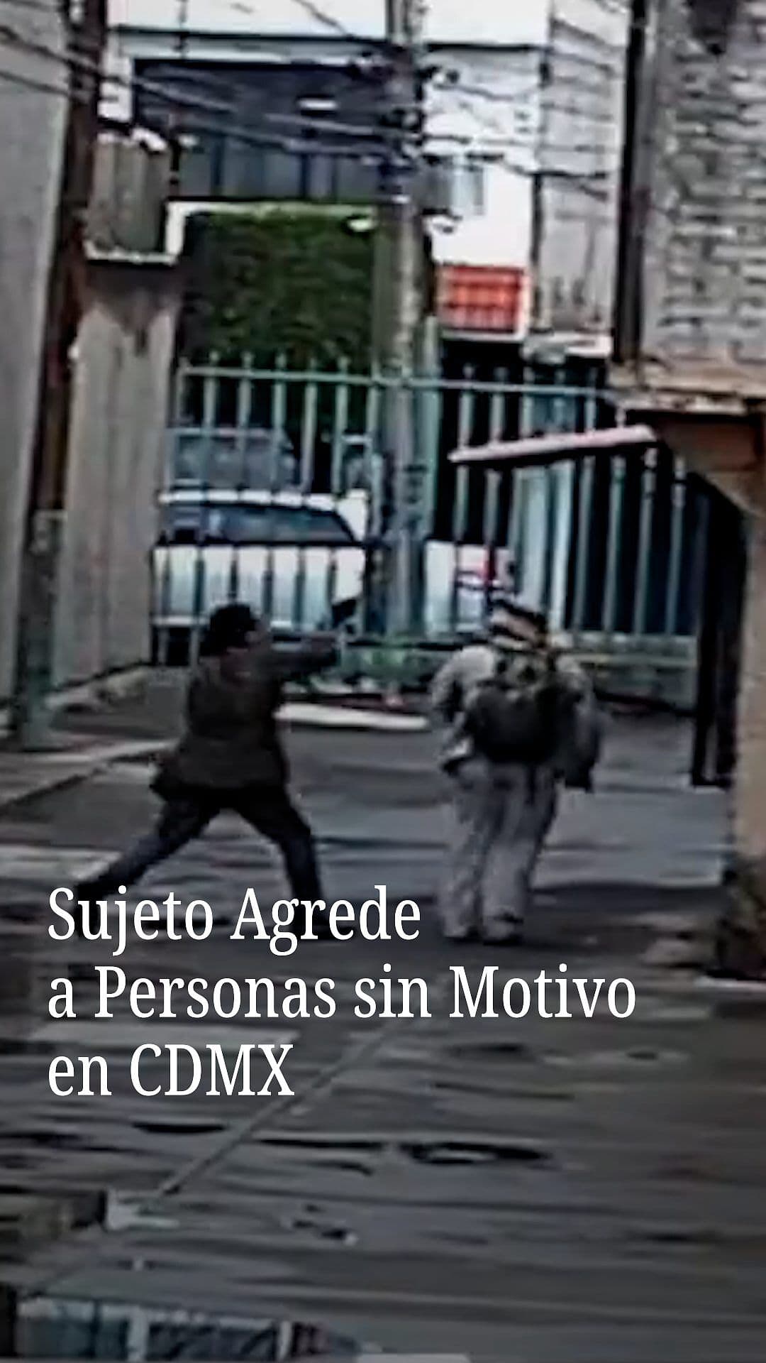 Hombre Se Dedica a Agredir a Transeúntes en Iztacalco