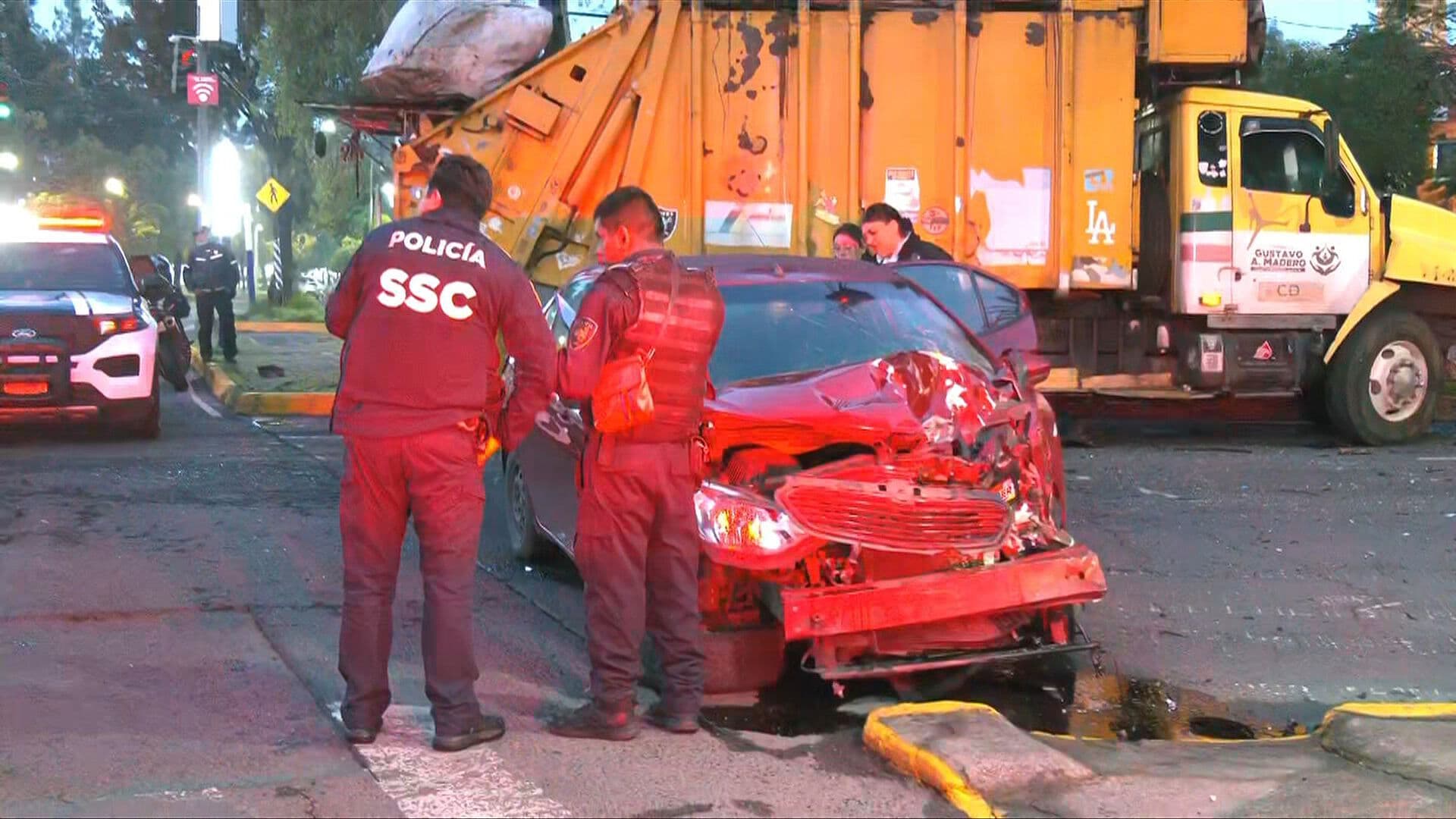 Choque Deja Un Lesionado en San Juan de Aragón, alcaldía Gustavo A. Madero