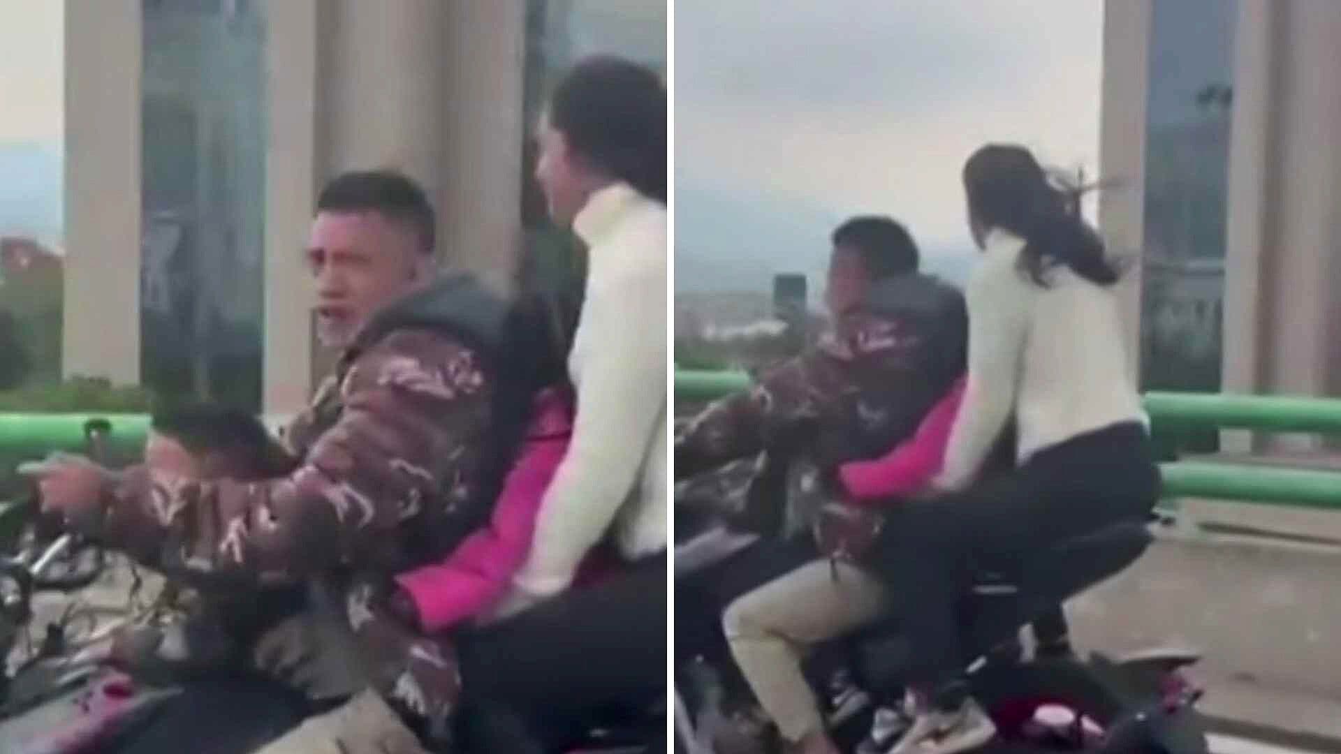 VIDEO: Familia Viaja en Una Sola Moto en CDMX, Incluidos Niños, y Nadie Llevaba Casco