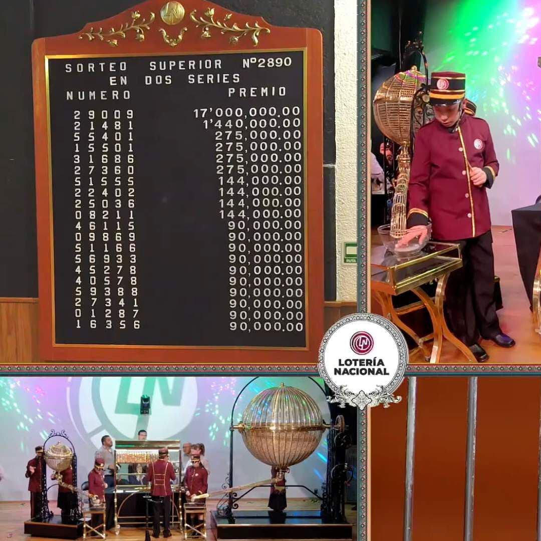 ¿Qué Número y Dónde Cayó el Premio Mayor del Sorteo Superior 2890 de la Lotería Nacional?