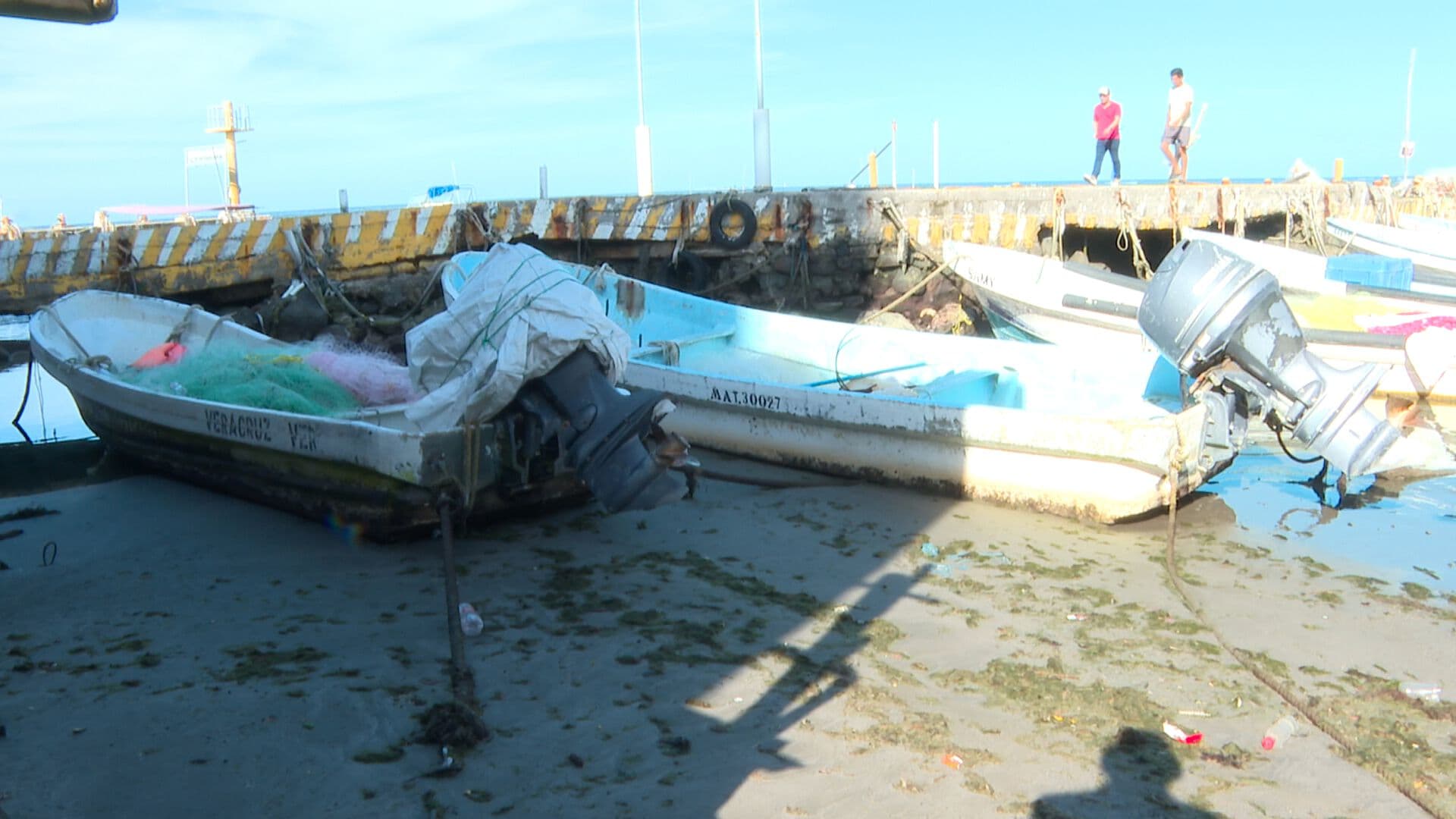 Marea Baja en Playa Villa del Mar Veracruz Pescador Explica Este Fenómeno