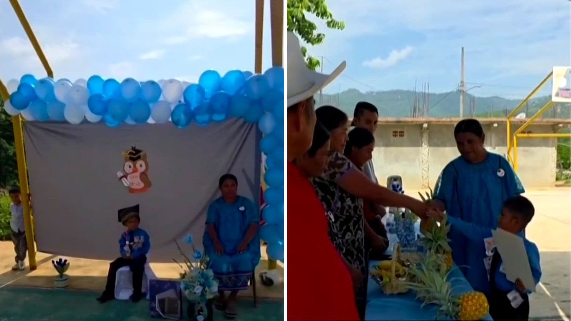 Javier, El Único Graduado del Preescolar Niños Héroes en Guerrero