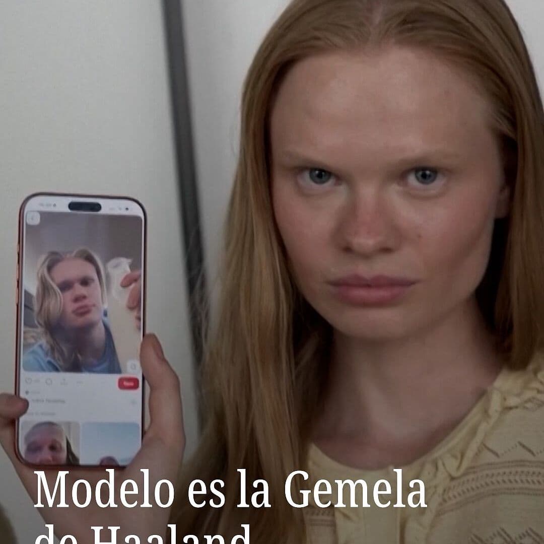 Modelo es la Gemela de Haaland