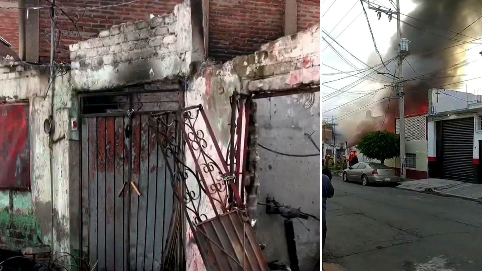 Incendio Consume Casa Deshabitada en Los Reyes La Paz, Estado de México