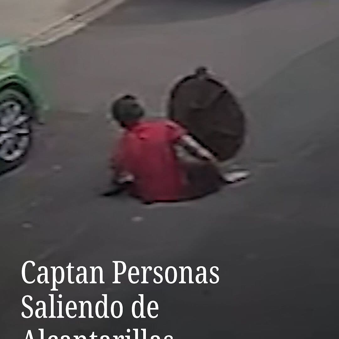 Captan Personas Saliendo de Alcantarillas