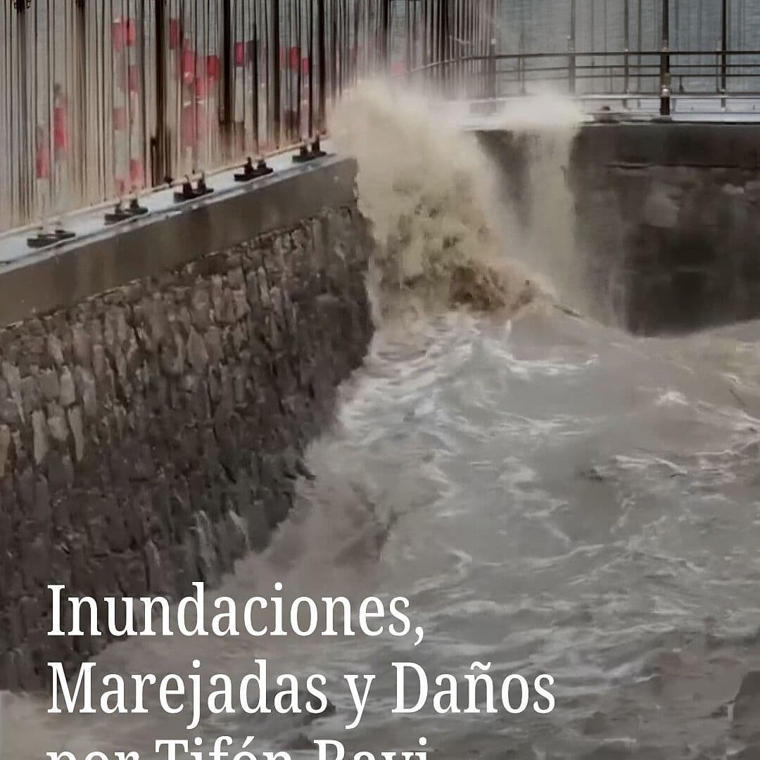 Inundaciones, Marejadas y Daños por Tifón Bavi