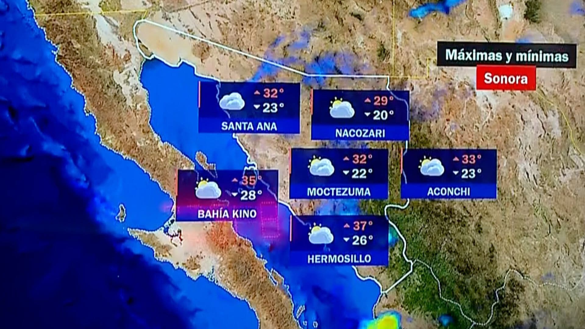 Clima en Sonora: Pronóstico de Hoy Lunes 13 de Julio del 2026