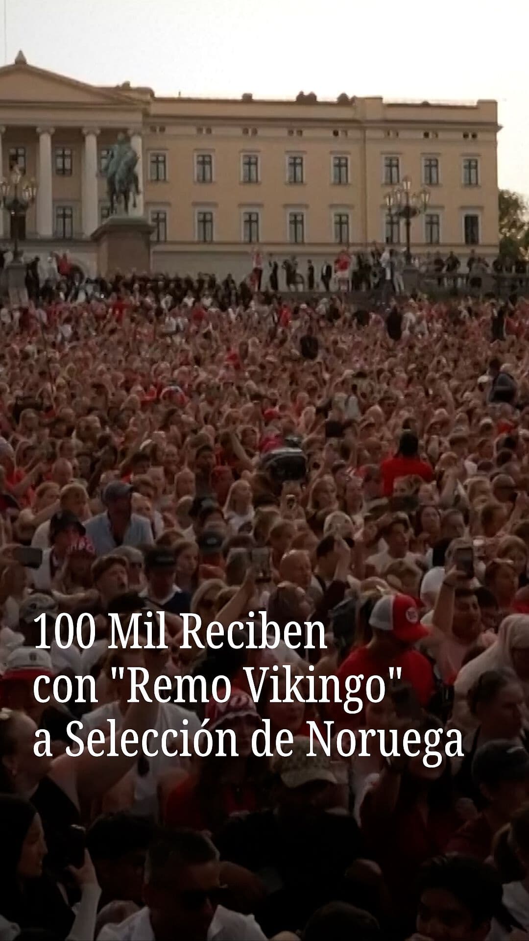 100 Mil Reciben con 'Remo Vikingo' a Selección de Noruega