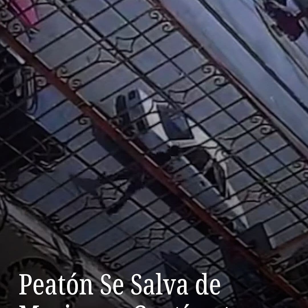 Peatón Se Salva de Morir por Centímetros