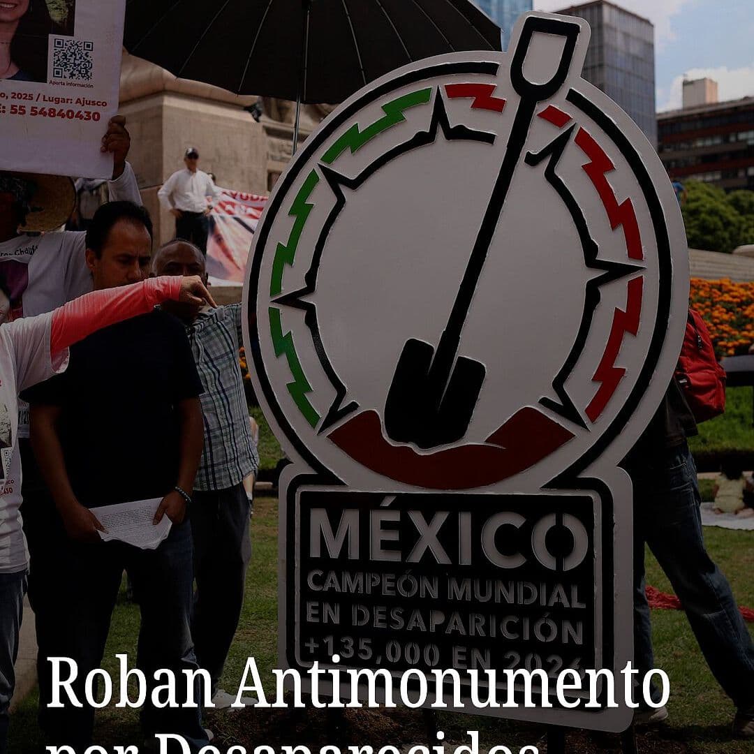 Roban Antimonumento por Desaparecidos
