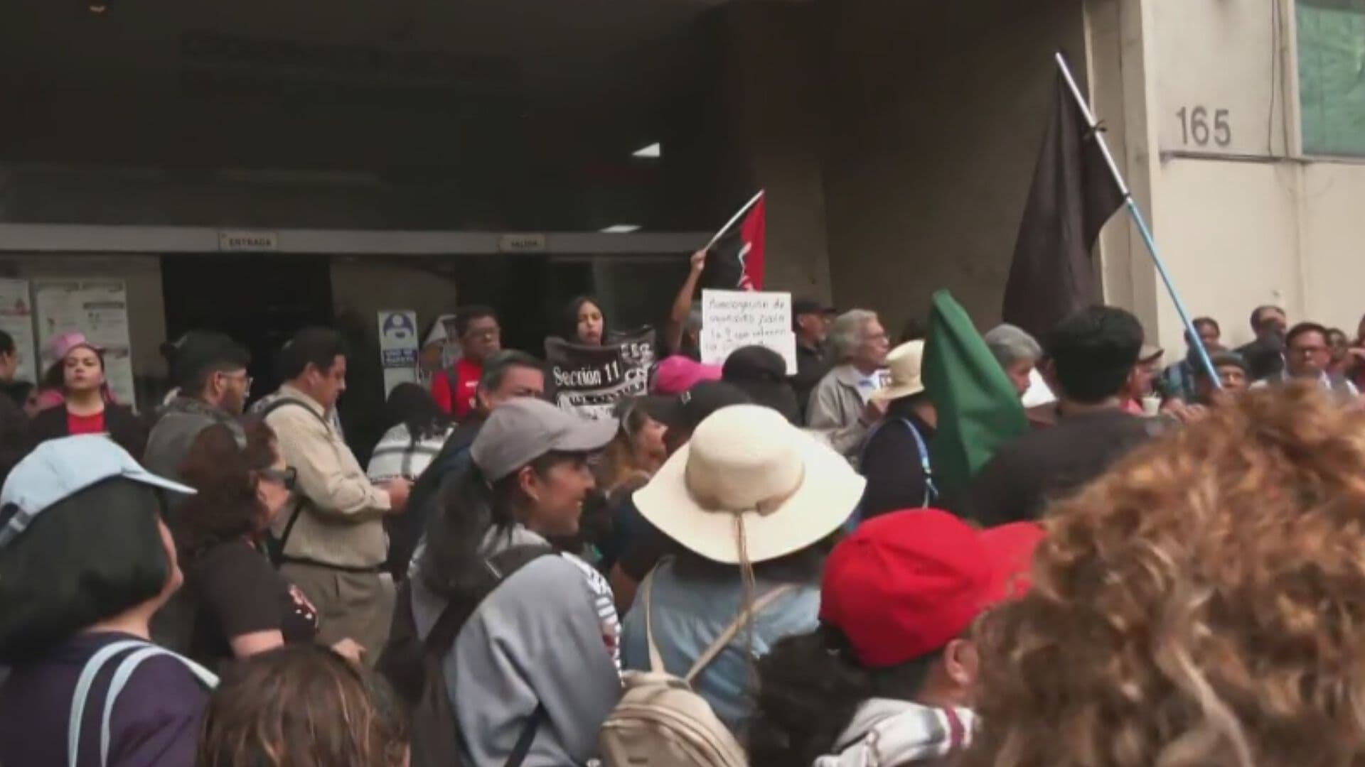 Protesta de la CNTE en CDMX Hoy 16 de Julio de 2026