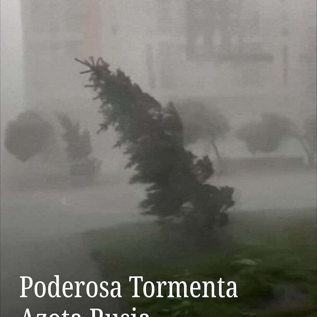 Poderosa Tormenta Azota Rusia