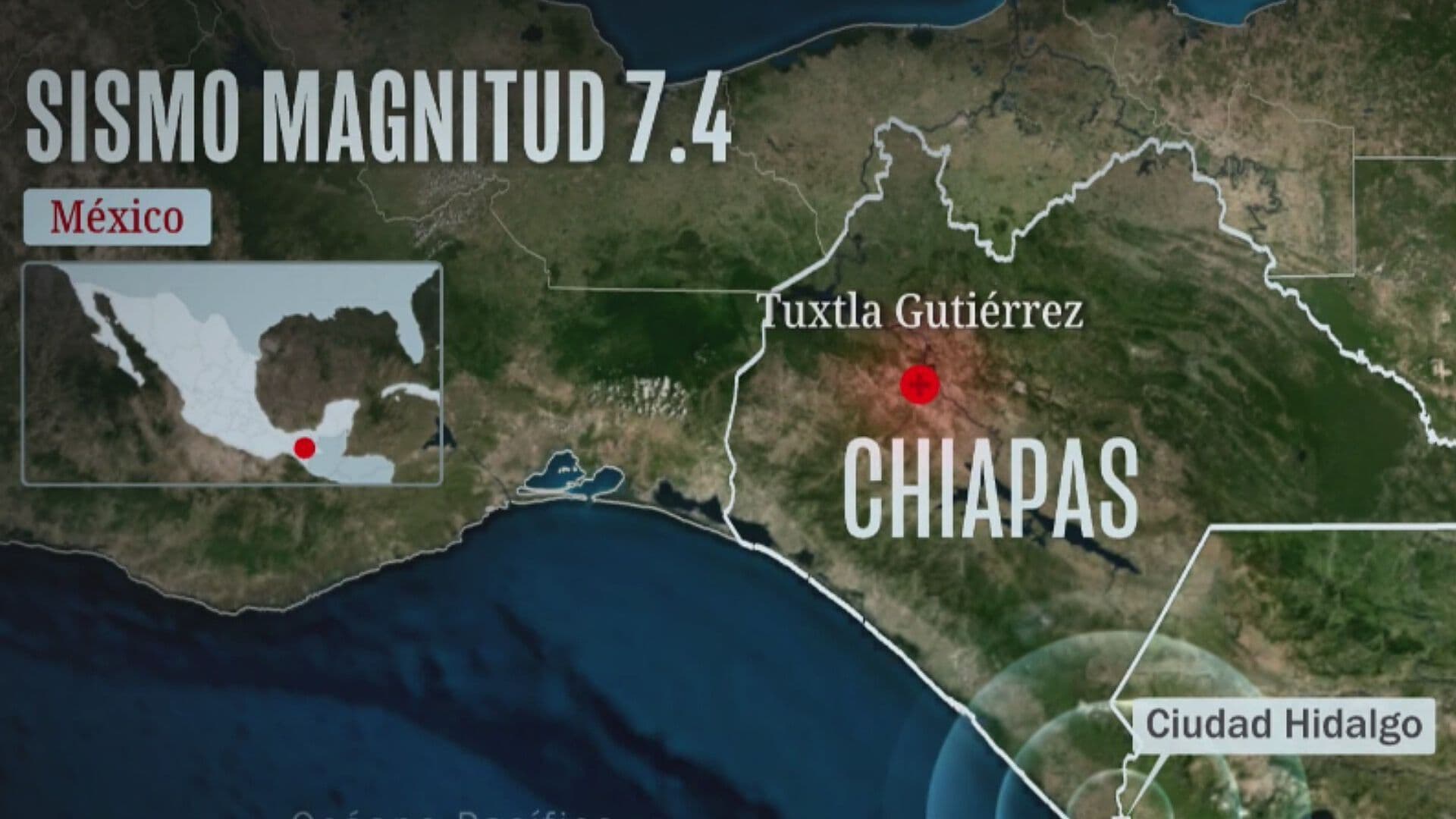Saldo Blanco por Sismo en Chiapas; Evacuaciones Preventivas por Alerta Sísmica