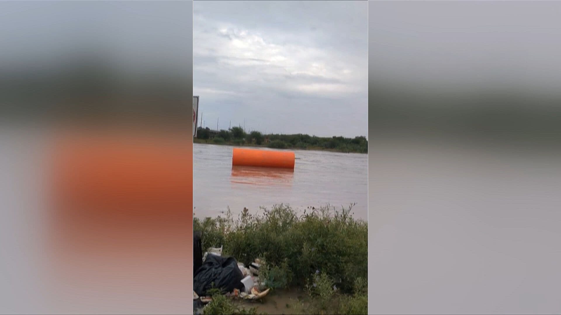 VIDEO | Captan Alrededor de 100 Boyas de Casi una Tonelada en el Río Bravo, Coahuila