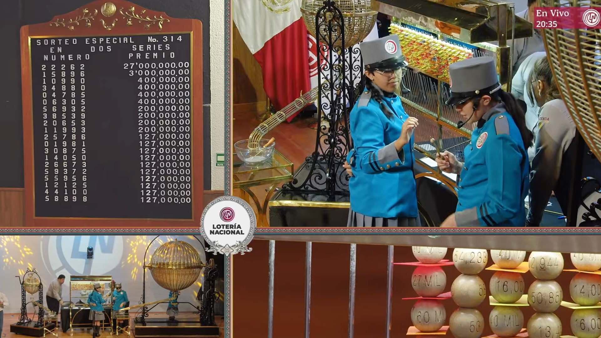 Resultados Sorteo Especial 314 de Hoy 17 de Julio del 2026 de la Lotería Nacional