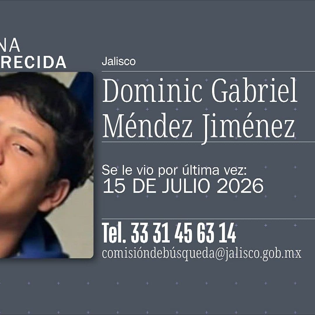 ¿Dónde Está? Dominic Gabriel de 15 Años Salió por Una Paleta en Tlajomulco y No Volvió a Casa