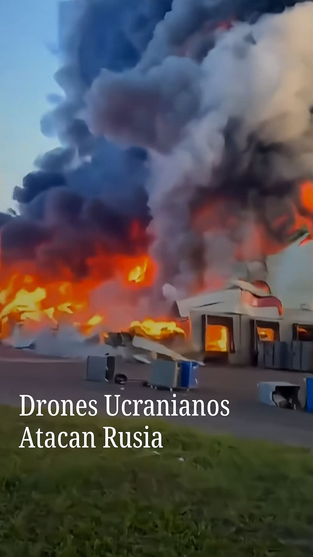 Drones Ucranianos Atacan Rusia