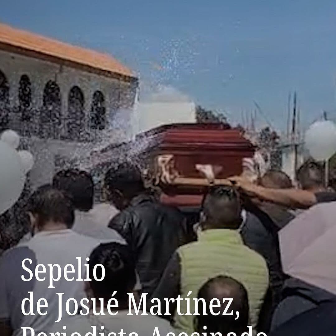 Sepelio de Josué Martínez, Periodista Asesinado