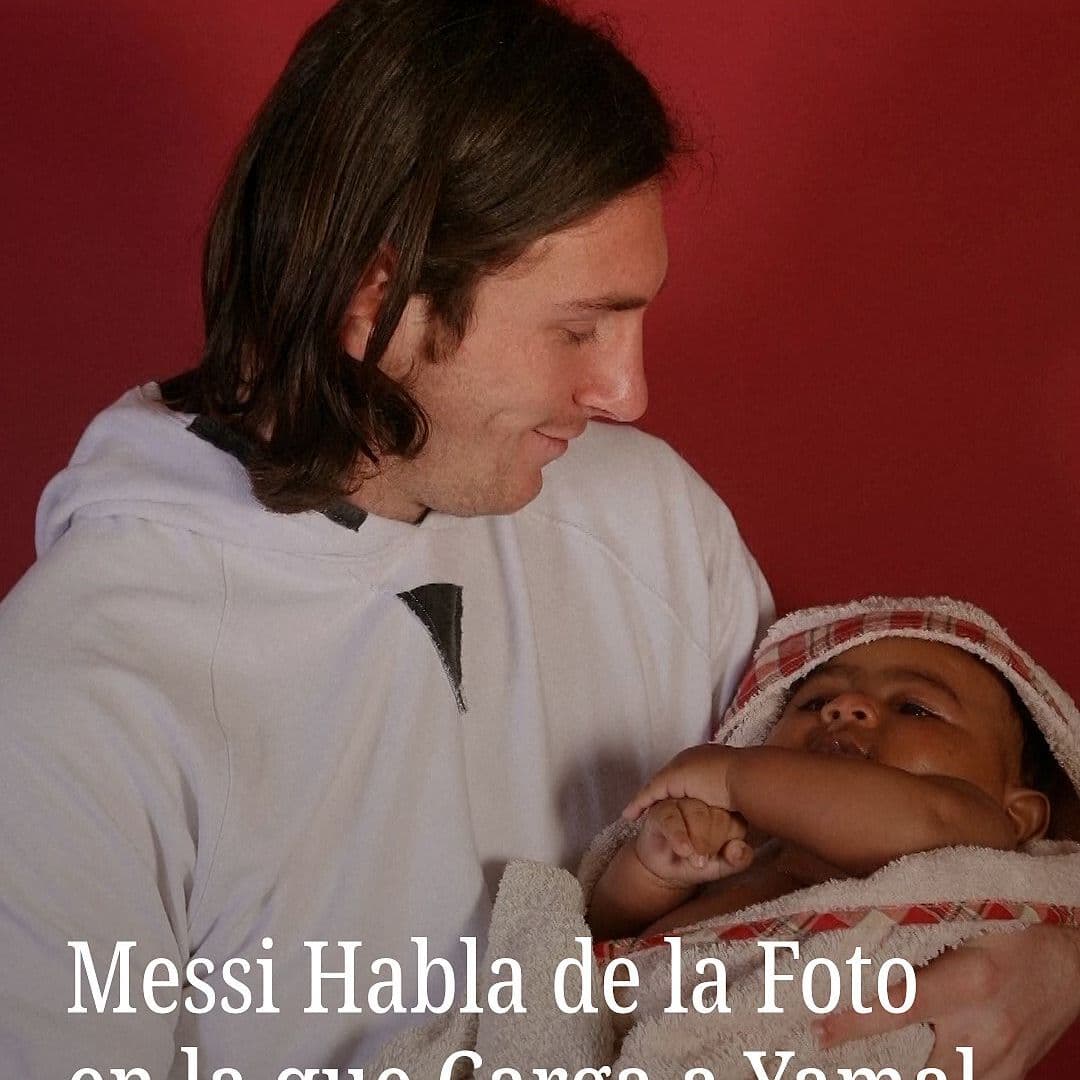 Messi Habla de la Foto en la que Carga a Yamal