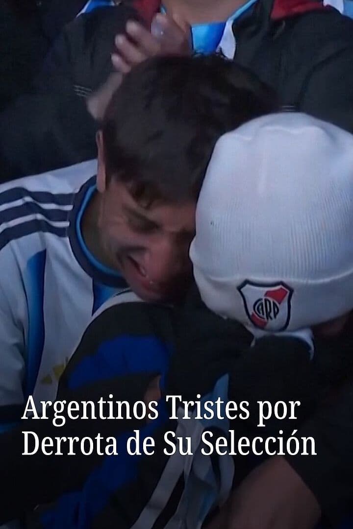 Argentinos Sufren por Derrota de Su Selección