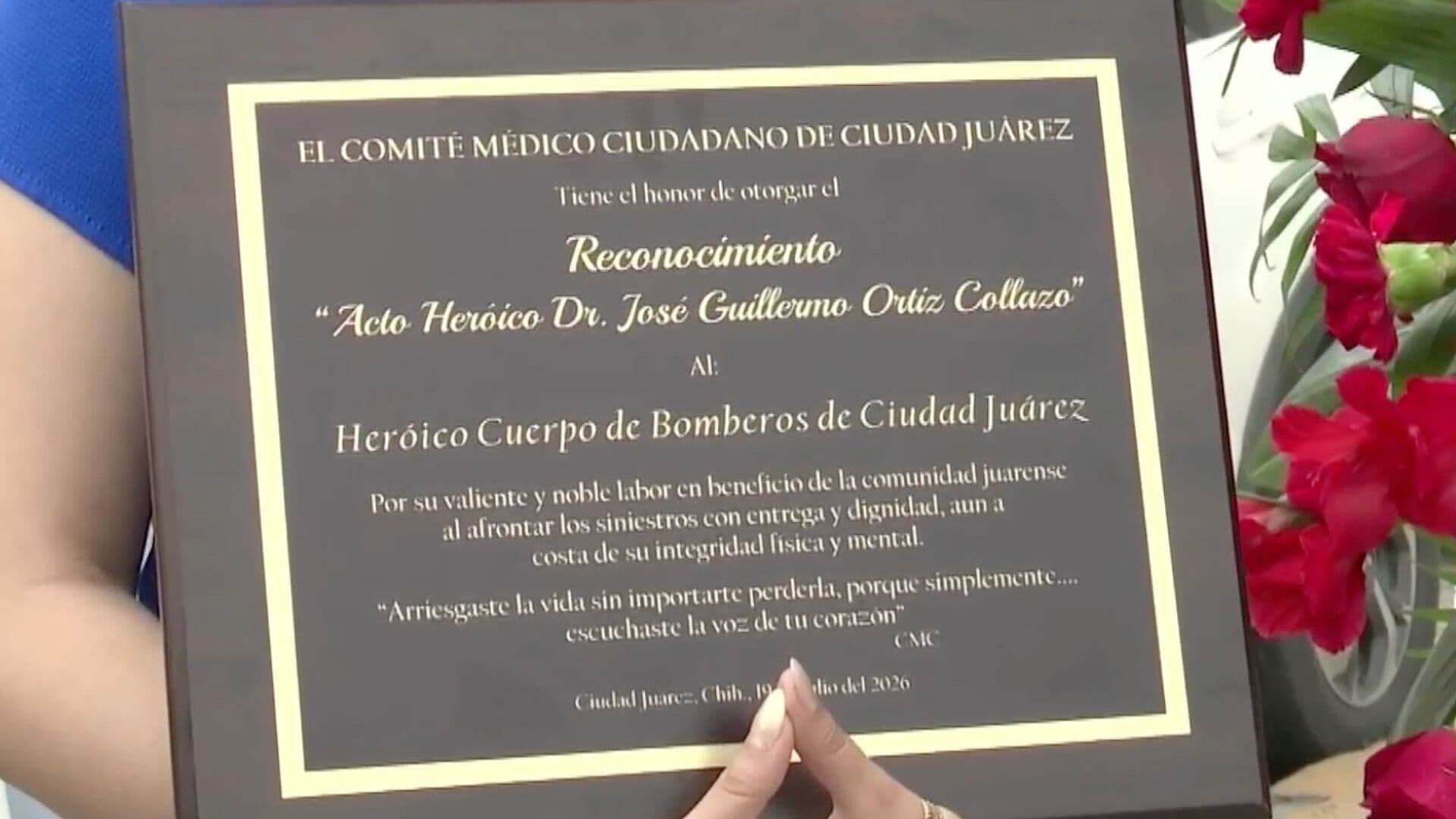 A 16 Años del Coche Bomba en Juárez: Rinden Homenaje al Doctor Guillermo Ortiz Collazo