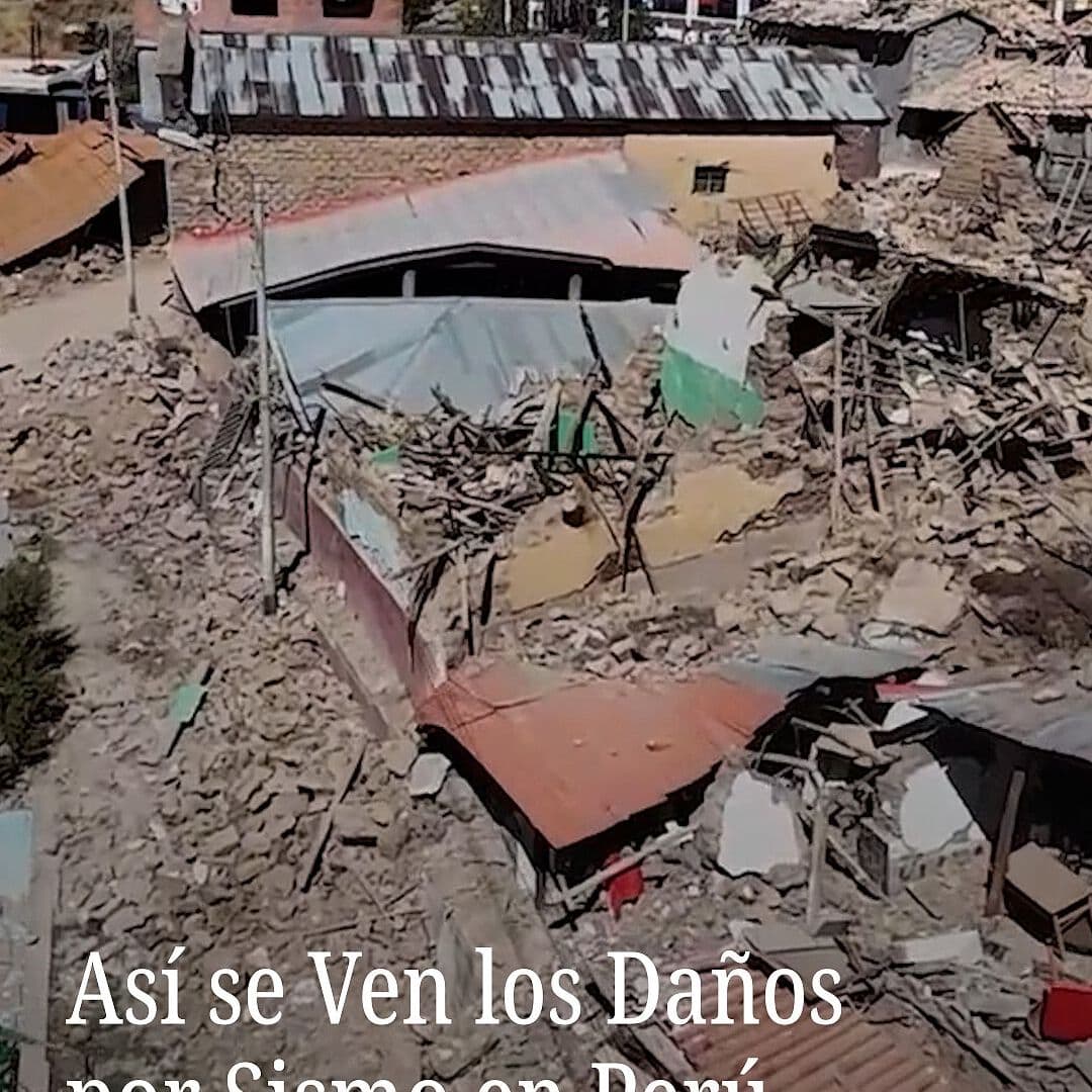 Así se Ven Daños por Sismo en Perú
