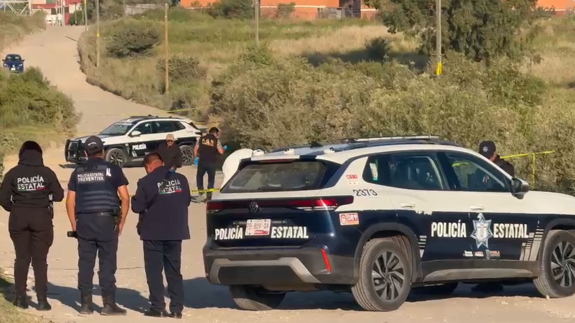 Hombre Muerto Cadáver Calle Suiza Colonia Agrícola Villa Albertina Puebla