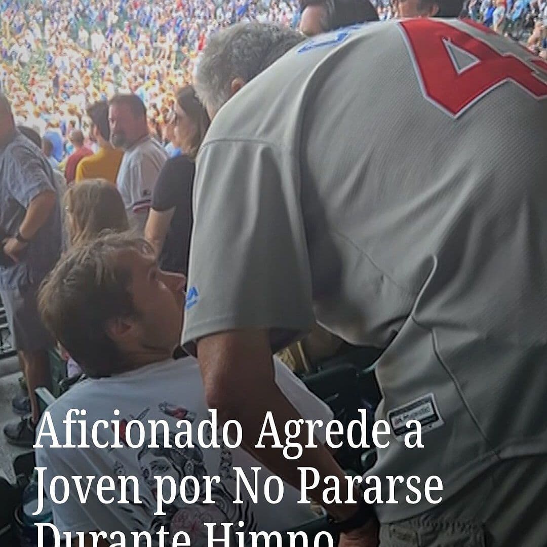 Agrede a Joven por No Pararse Durante Himno
