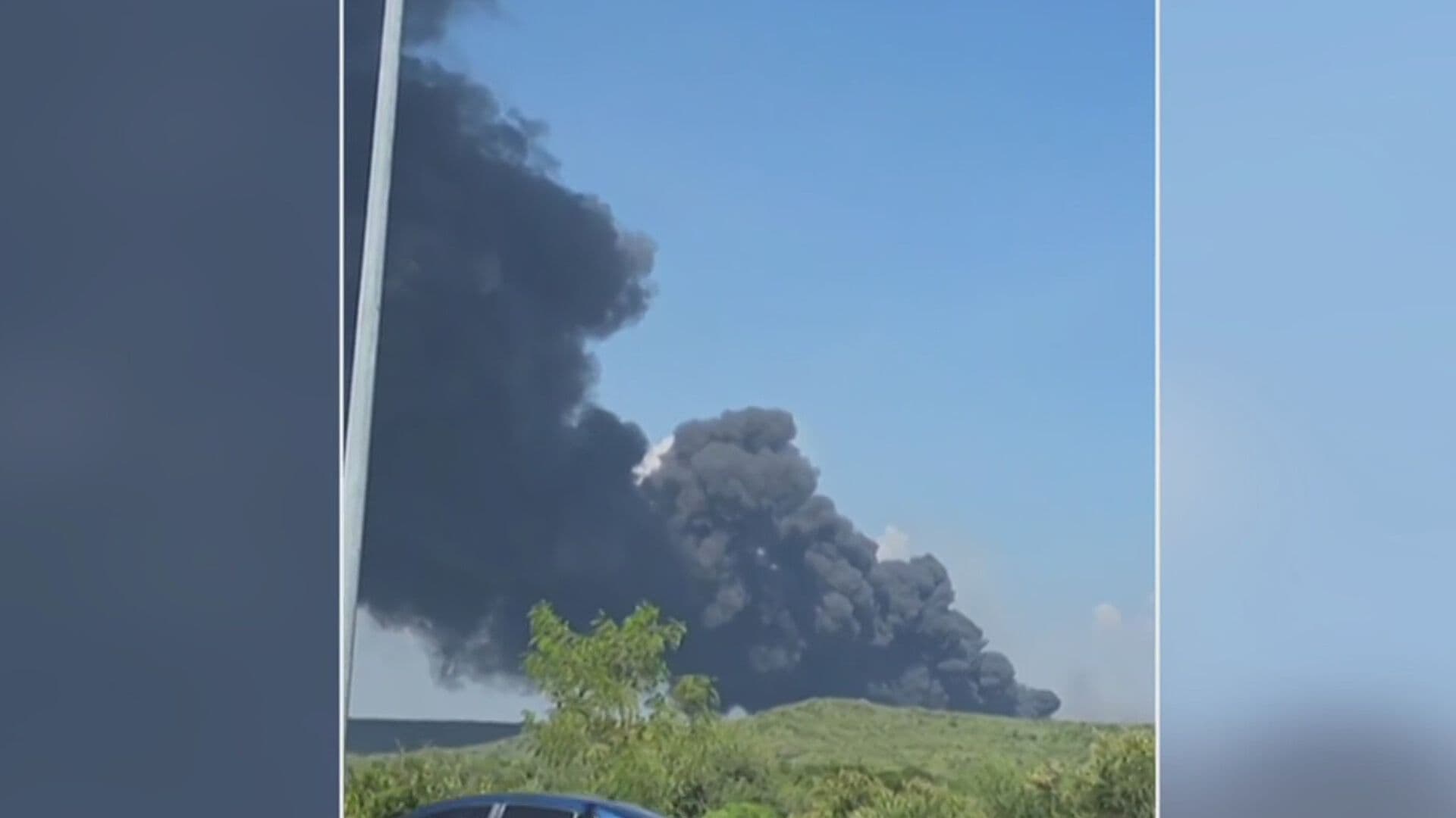 Reportan Fuerte Incendio en Relleno Sanitario de Victoria, Tamaulipas