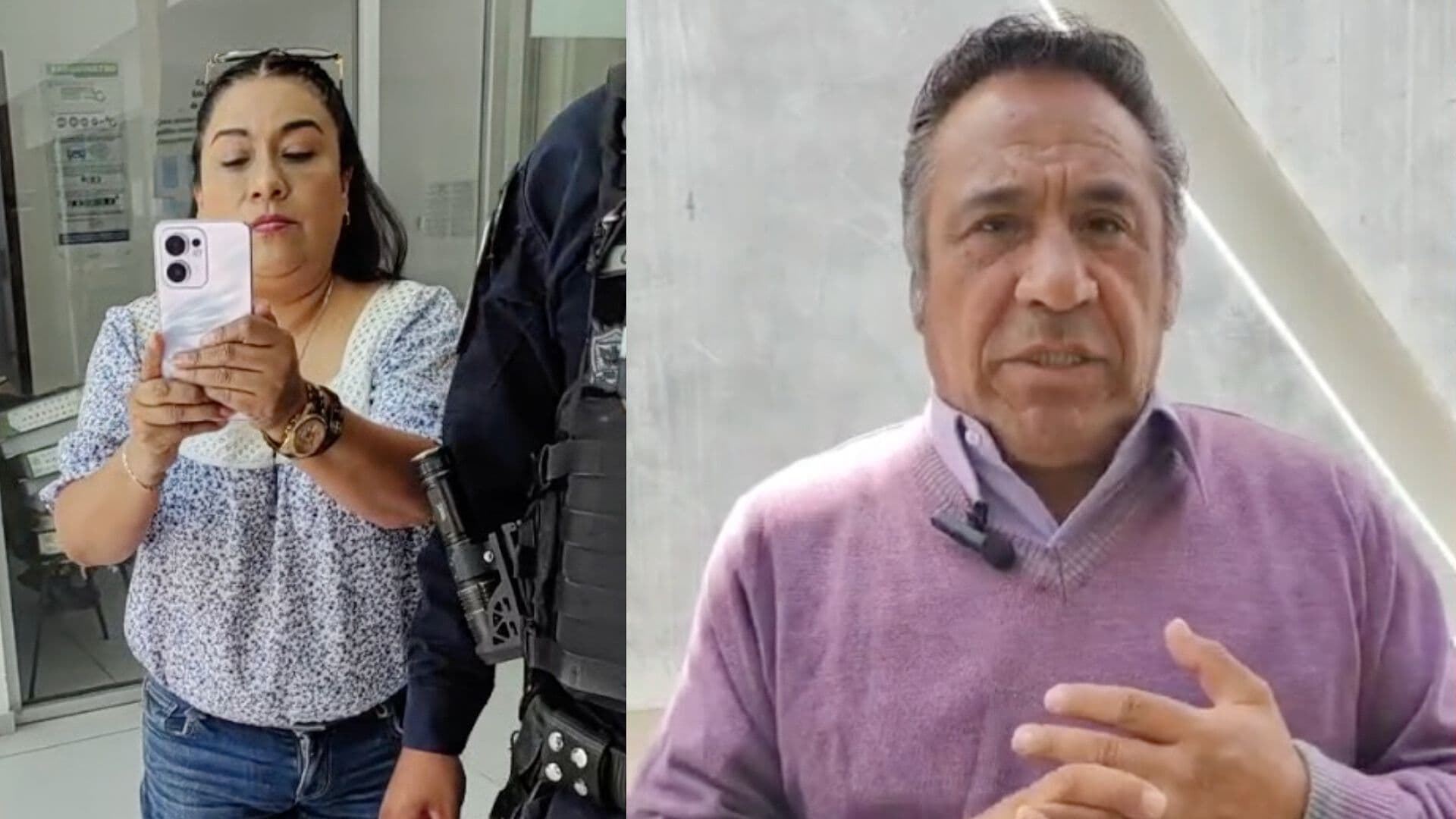 Conflicto Segunda Regidora Leticia Atempan con Periodista Pablo Morales Apizaco Tlaxcala