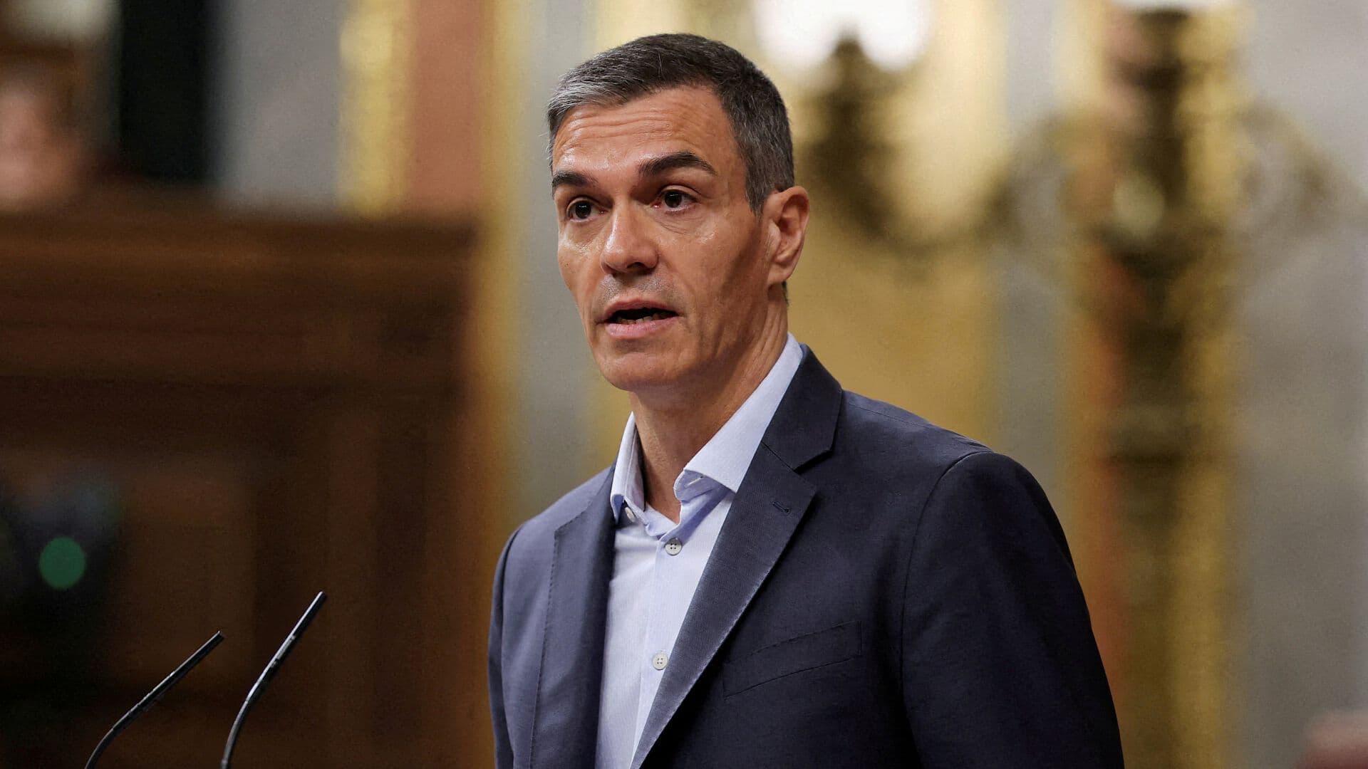 Pedro Sánchez Visita Zona Afectada por los Incendios en Guadalajara, España