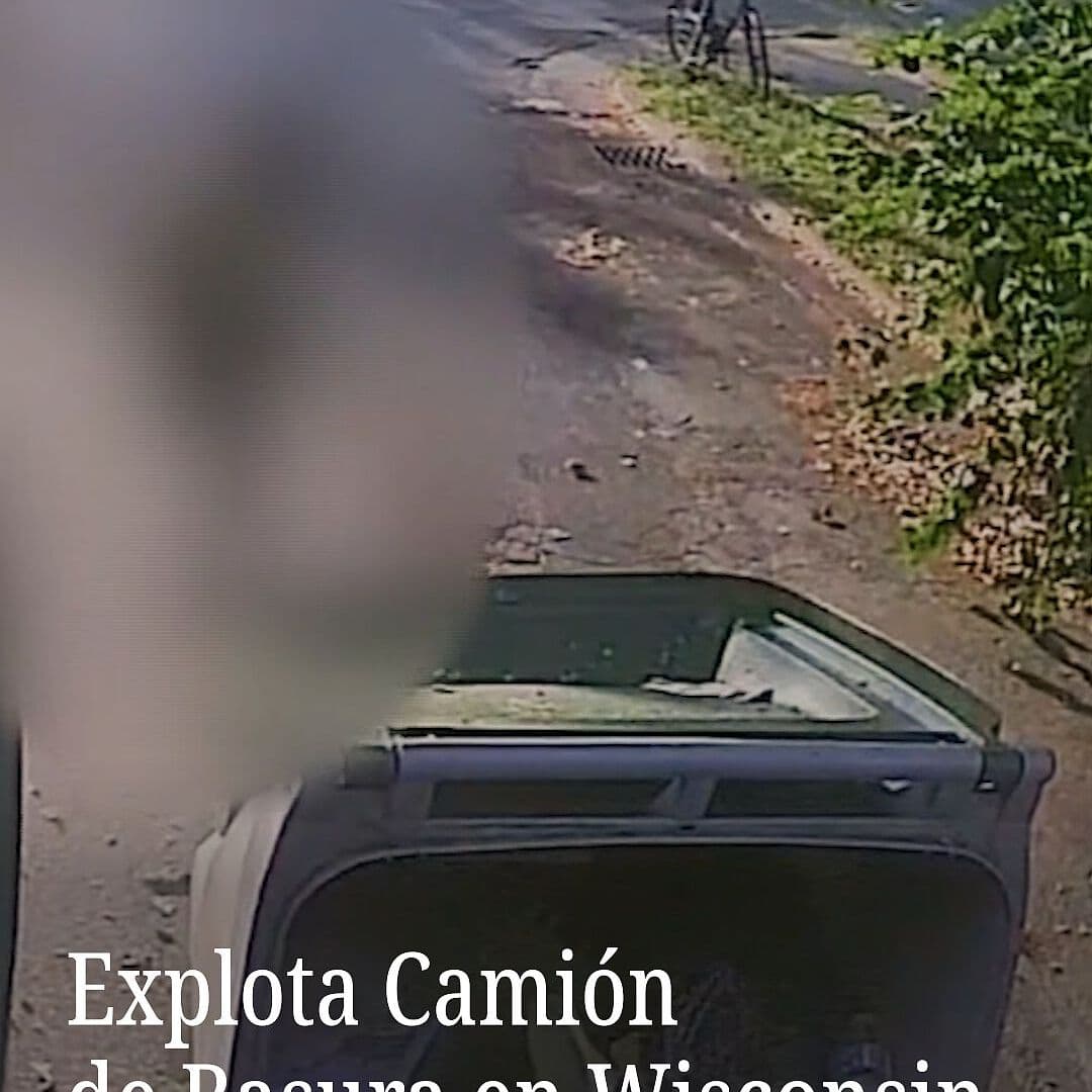 Explota Camión de Basura en Wisconsin