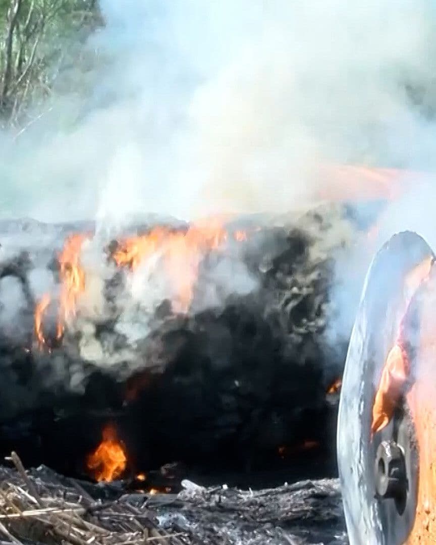 Incendian Cinco Boyas del Muro Flotante en Piedras Negras