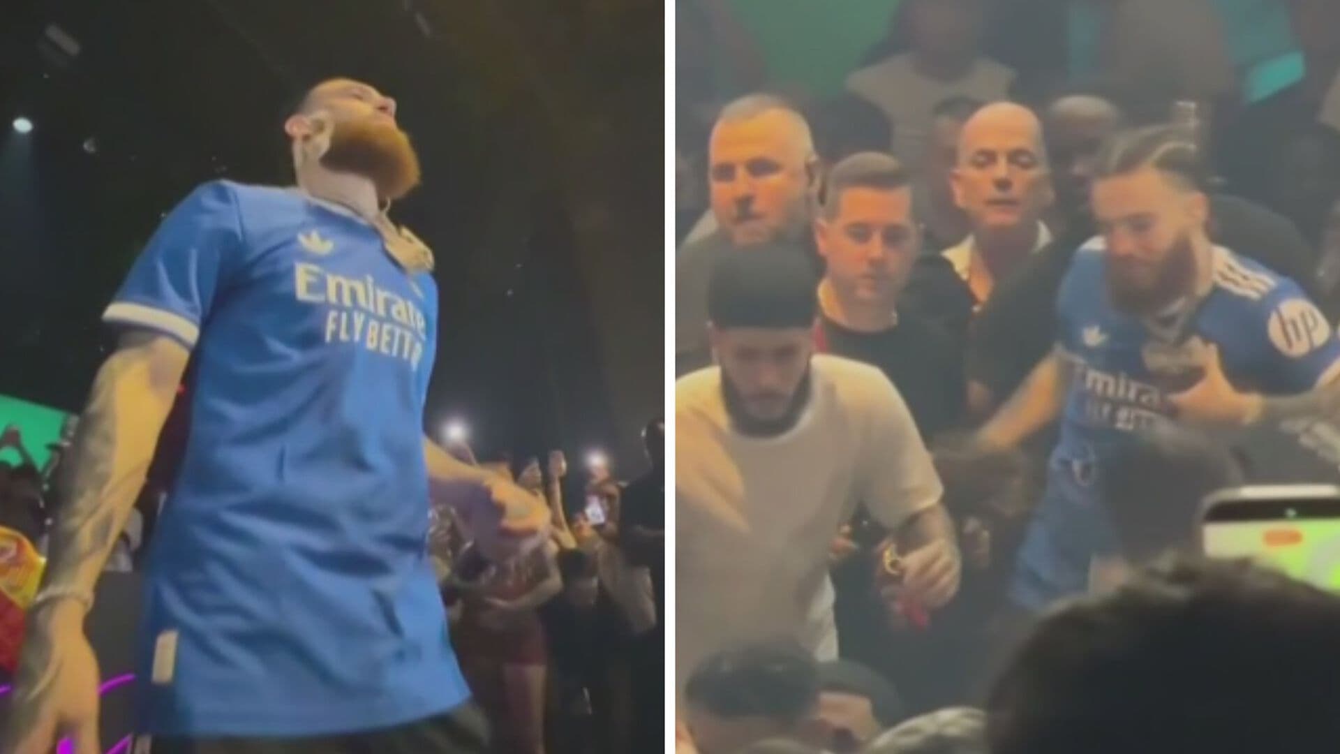 VIDEO | Lanzan Vaso de Vidrio en la Cara al Rapero Hades 66 en Palma Mallorca