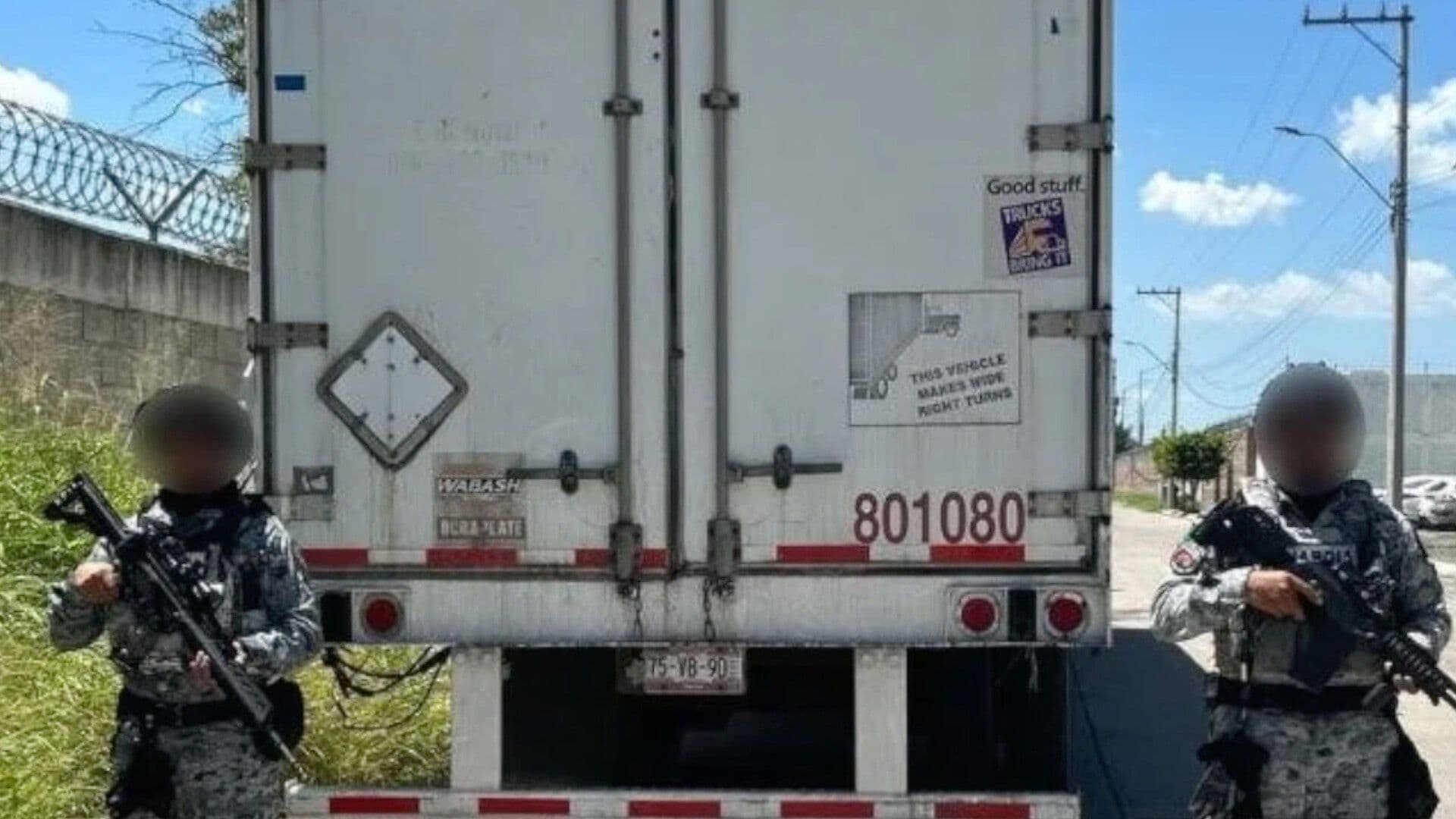 Localizan y Aseguran Caja de Tráiler con Reporte de Robo en Celaya