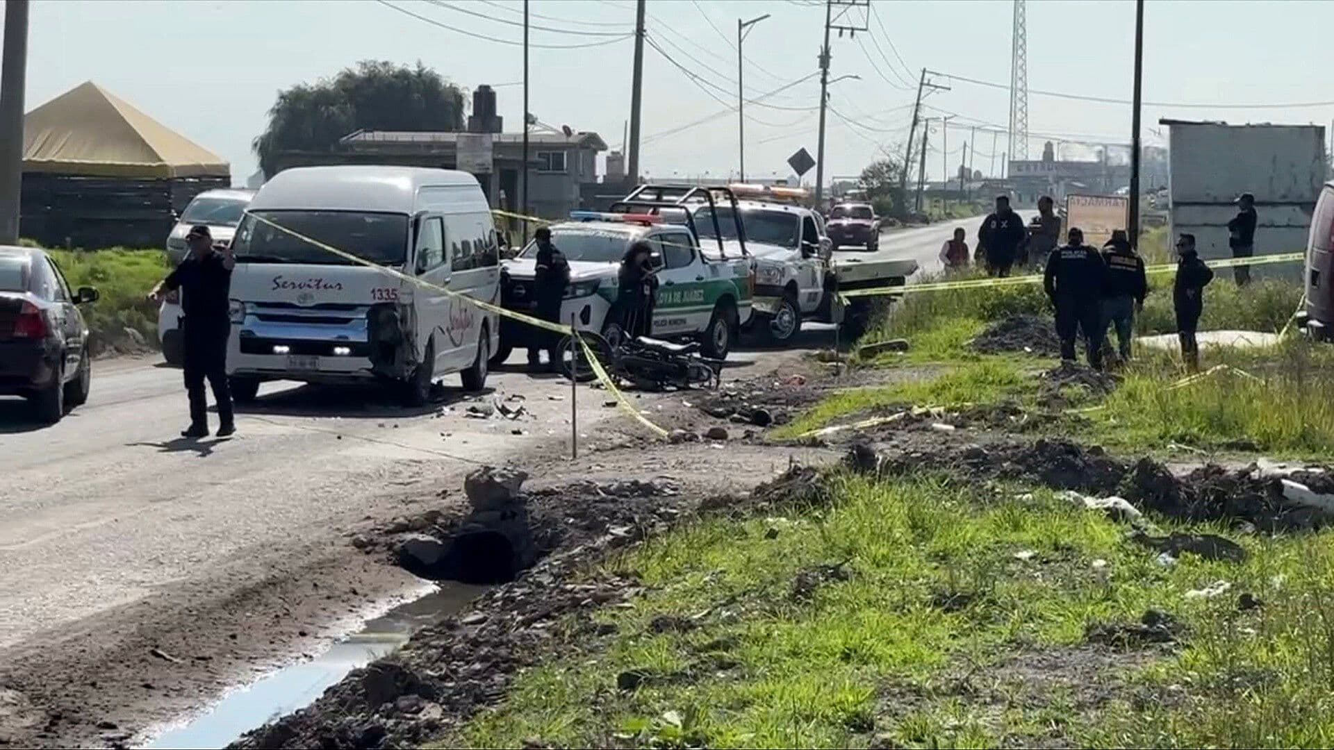 Un Motociclista Muere y Una Mujer Resulta Herida tras Choque en Almoloya de Juárez